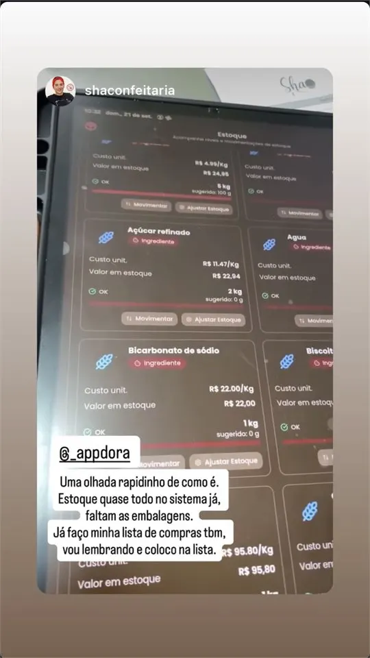 Depoimento de confeiteira 6