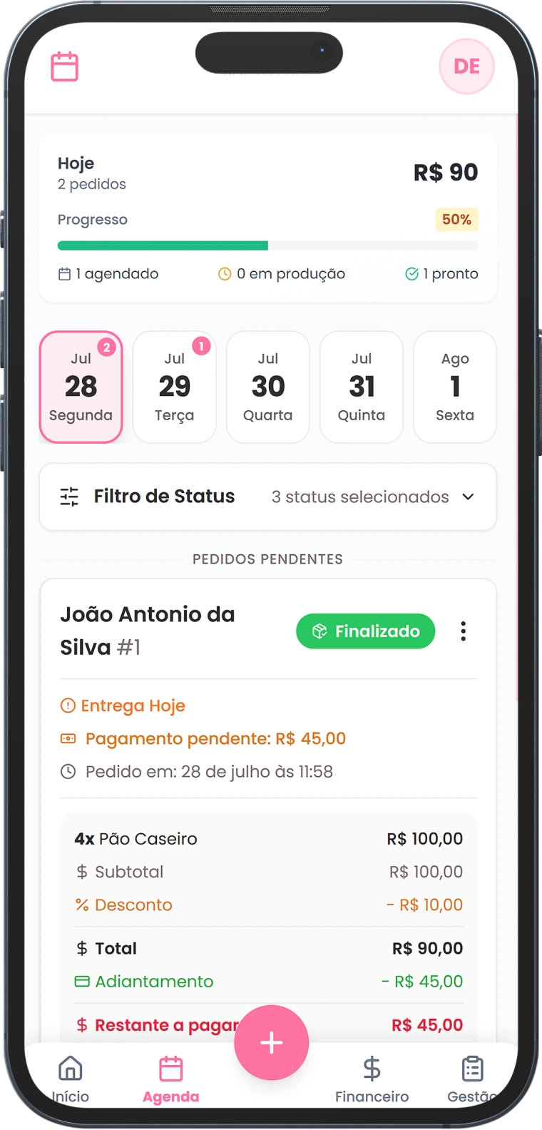 Dora App - Mockup Phone